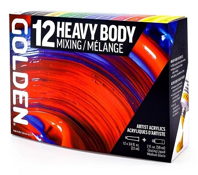 Golden Heavy Body Intro Set 6 x 22ml - Click Image to Close